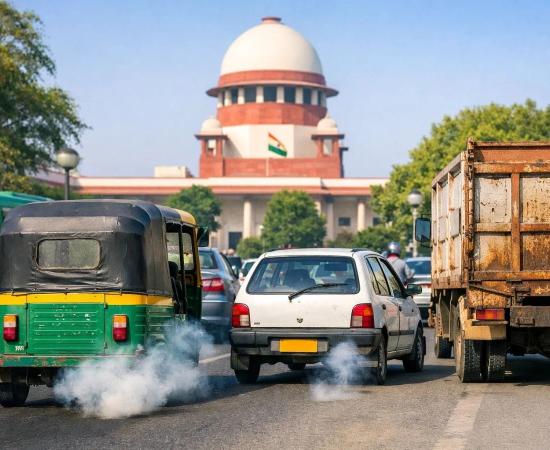 दिल्ली-एनसीआर में BS-IV मानकों का पालन न करने वाले पुराने वाहनों पर कार्रवाई को सुप्रीम कोर्ट की अनुमति