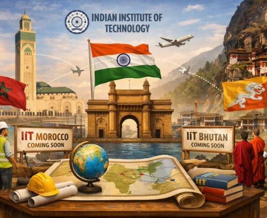 भूटान और मोरक्को ने भारत से ऑफशोर आईआईटी कैंपस स्थापित करने की इच्छा जताई