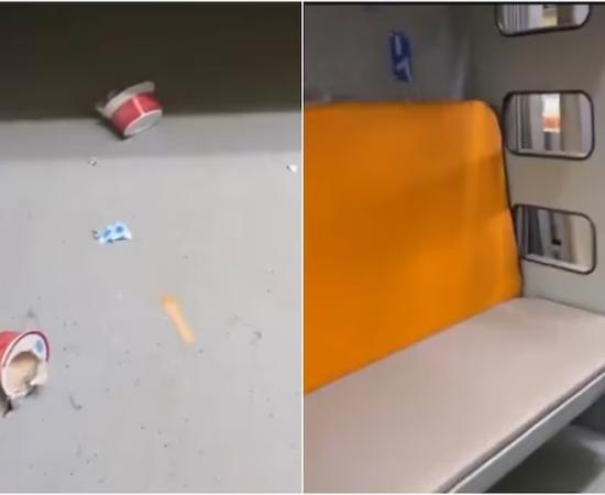 वंदे भारत स्लीपर की पहली ही यात्रा में सफाई की परीक्षा फेल, यात्रियों ने दिखाई “विशेष आदतें”