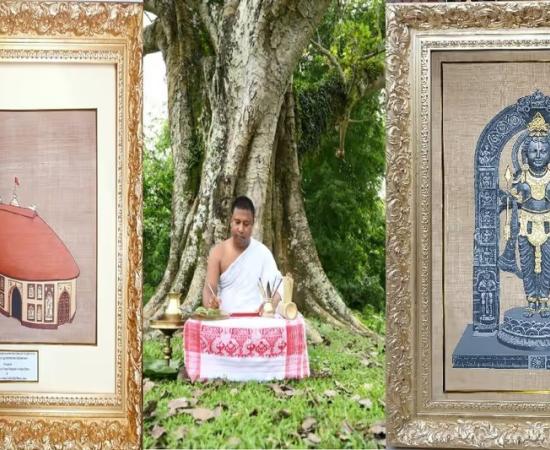 असम के कलाकार की शास्त्रीय पांडुलिपियों को राष्ट्रपति भवन पुस्तकालय में मिला स्थान
