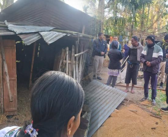 Elephant menace in Jamugurihat