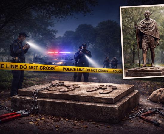 मेलबर्न में महात्मा गांधी की कांस्य प्रतिमा चोरी, पुलिस जांच में जुटी