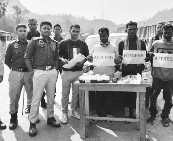 डिमा हसाओ में बड़ी कार्रवाई, 176.55 ग्राम संदिग्ध हे/रोइन बरामद, दो तस्कर गिरफ्तार