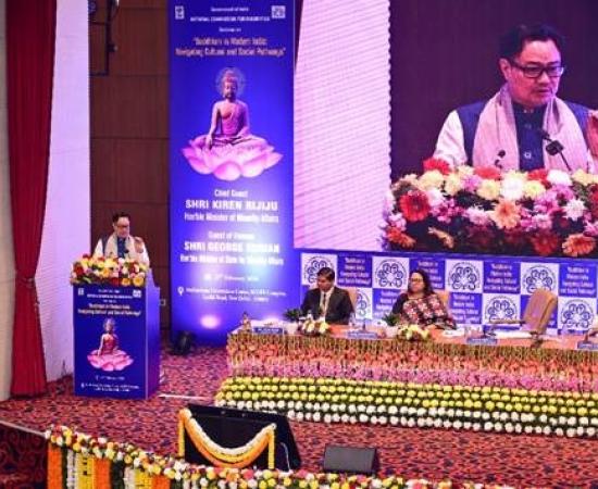 NCM ने नई दिल्ली में ‘आधुनिक भारत में बौद्ध धर्म’ विषय पर राष्ट्रीय संगोष्ठी आयोजित की