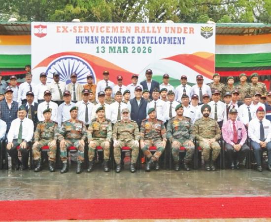 Assam Rifles Holds Mega Ex-Servicemen Rally in Silchar to Honour Veterans