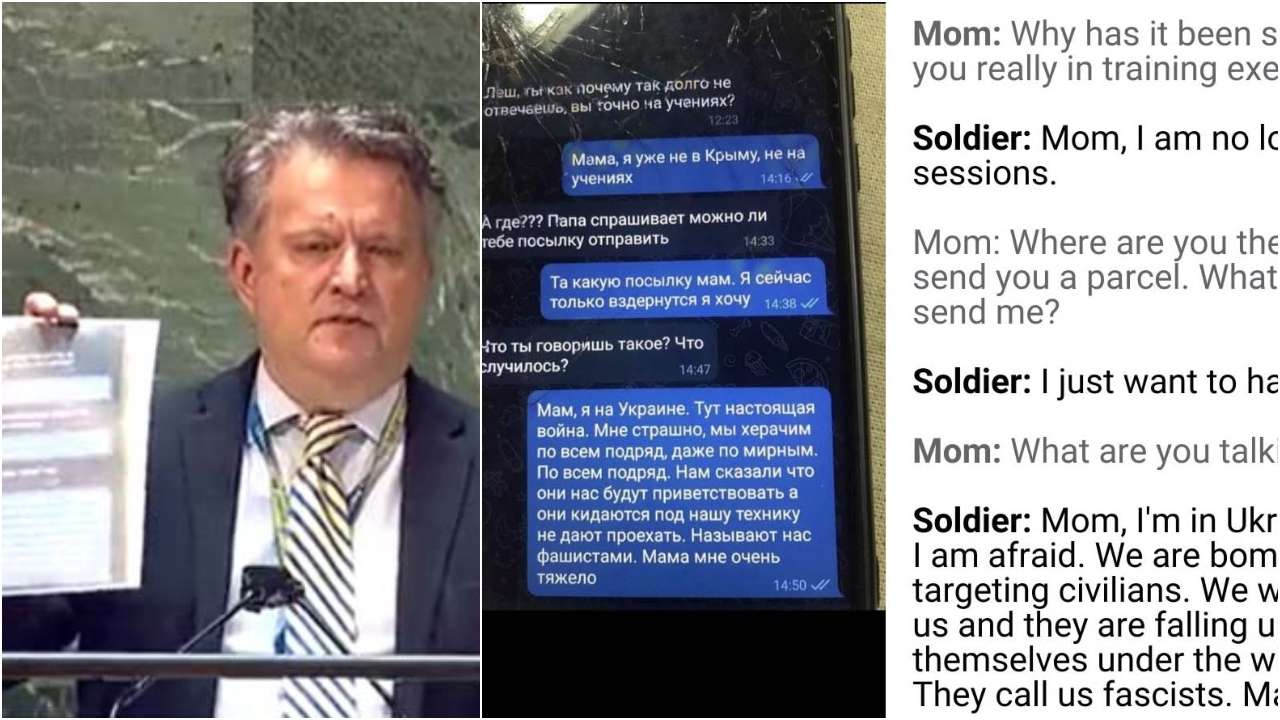 Russian soldier's last message to his mother