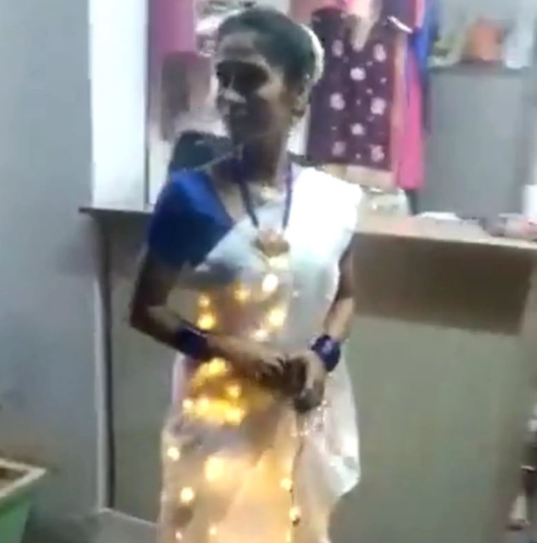 led saree 2