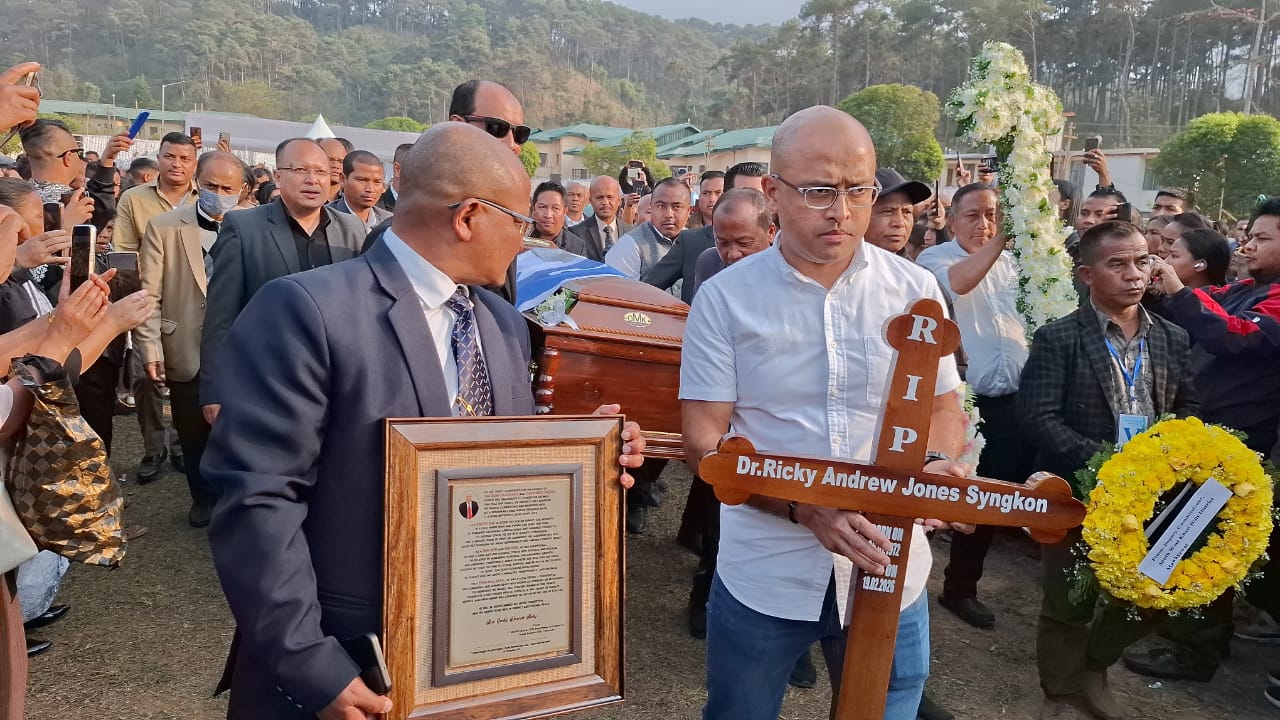 Shillong MP Ricky Syngkon Laid to Rest; Meghalaya Mourns Sudden Loss