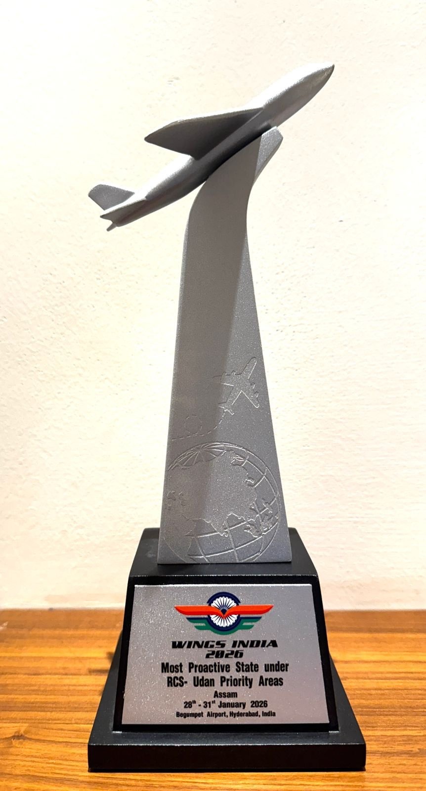 विंग्स इंडिया 2026 में RCS–UDAN के तहत असम को सबसे सक्रिय राज्य का सम्मान