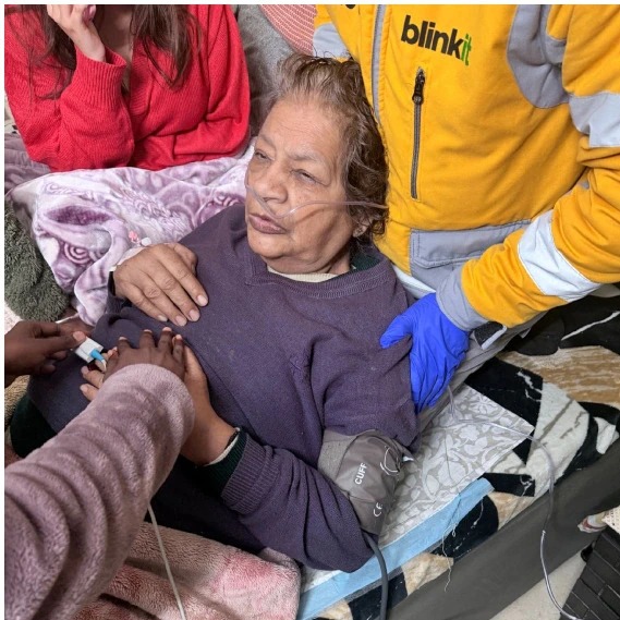 दादी की जान बची