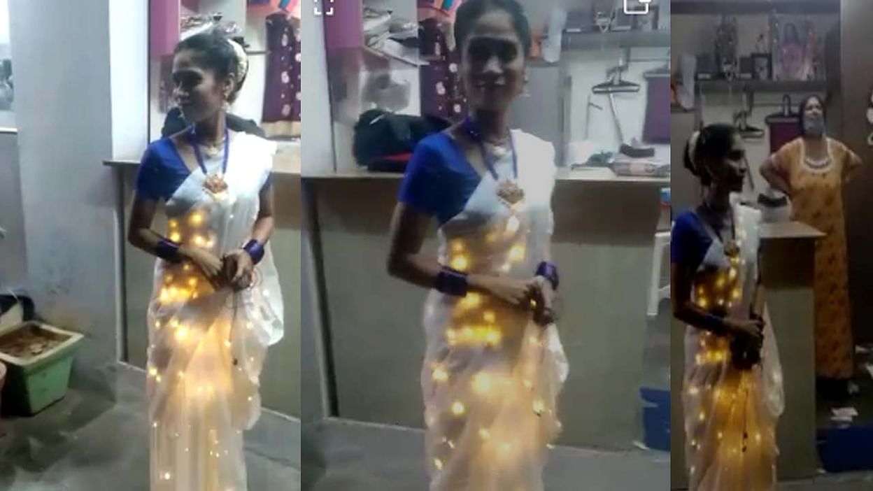 led saree