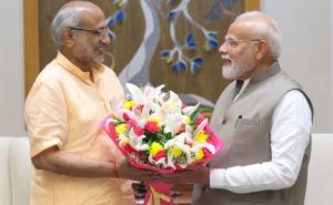 PM Modi meets NDA VP candidate CP Radhakrishnan