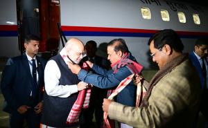 डिब्रूगढ़ में उपस्थित केंद्रीय गृह मंत्री अमित शाह!