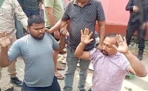 असम के शिवसागर में देसी 9mm पि/स्तौल बरामद, दो आरोपी गिरफ्तार