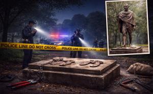 मेलबर्न में महात्मा गांधी की कांस्य प्रतिमा चोरी, पुलिस जांच में जुटी