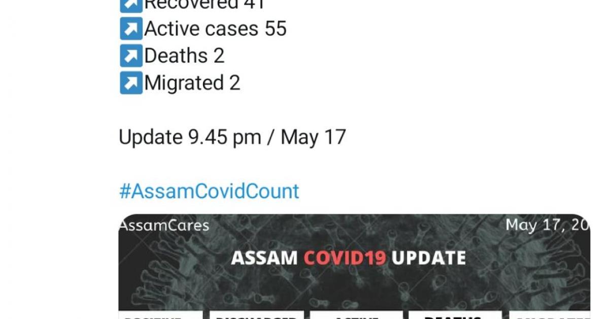 #BREAKING Three persons found COVID-19 positive from Guwahati, Assam