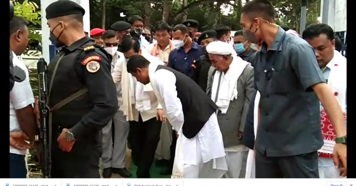 তিনিচুকীয়াৰ বাৰেকুৰিত মুখ্যমন্ত্ৰী সৰ্বানন্দ সোনোৱাল