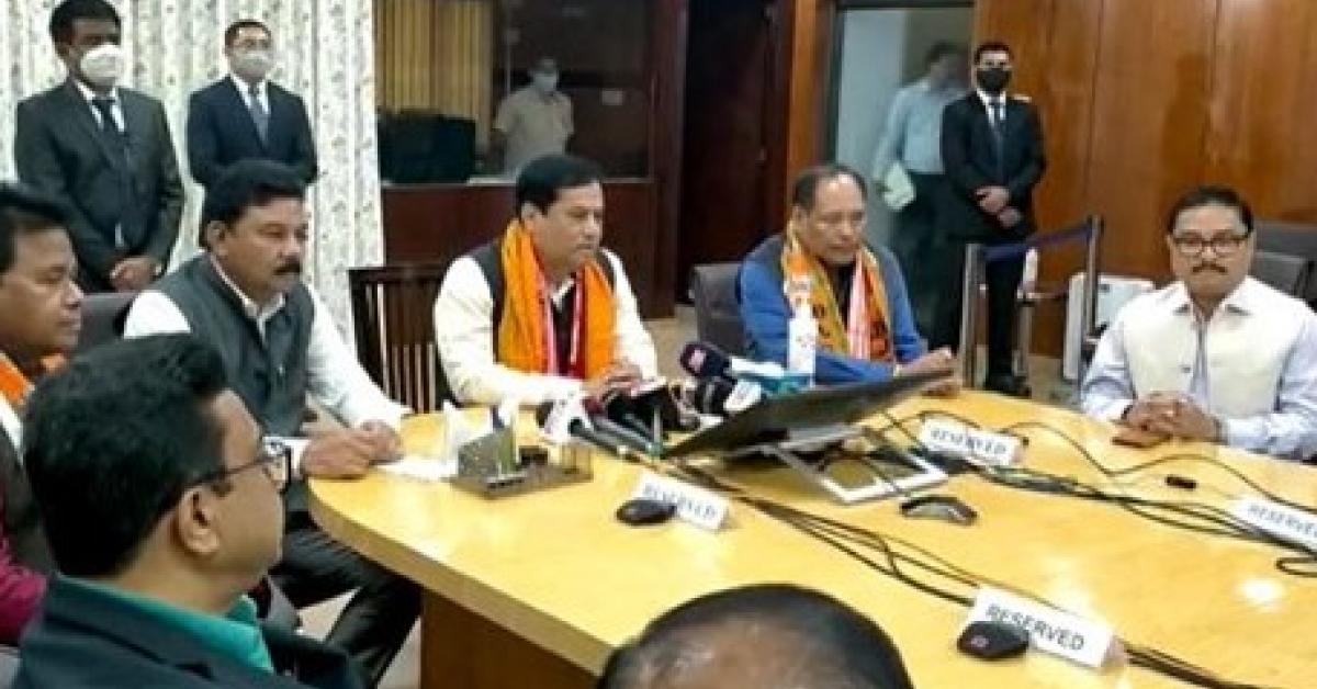 আনুষ্ঠানিকভাৱে ভাৰতীয় জনতা পাৰ্টিত যোগদান  বিশ্বজিত দৈমাৰী