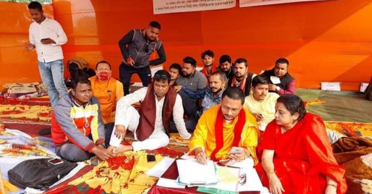 বিতৰ্কিত হিন্দুত্ববাদী নেতা সত্যৰঞ্জনৰ আমৰণ অনশণ