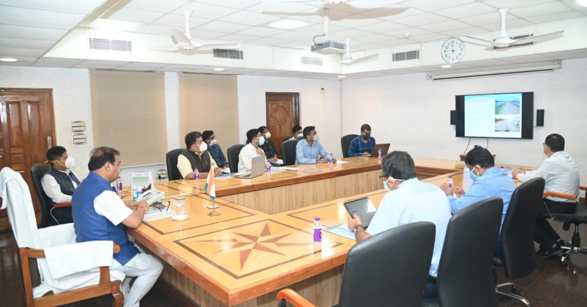 জলসম্পদ বিভাগৰ পৰ্যালোচনা সভাত মূখ্যমন্ত্ৰী