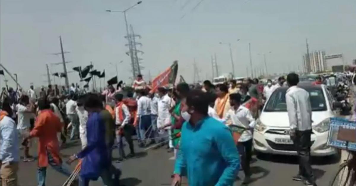 দিল্লী সীমান্তৰ গাজীপুৰত উত্তেজনা, সংঘৰ্ষত লিপ্ত বিজেপি কৰ্মী আৰু কিষান ইউনিয়নৰ কৰ্মকৰ্তা