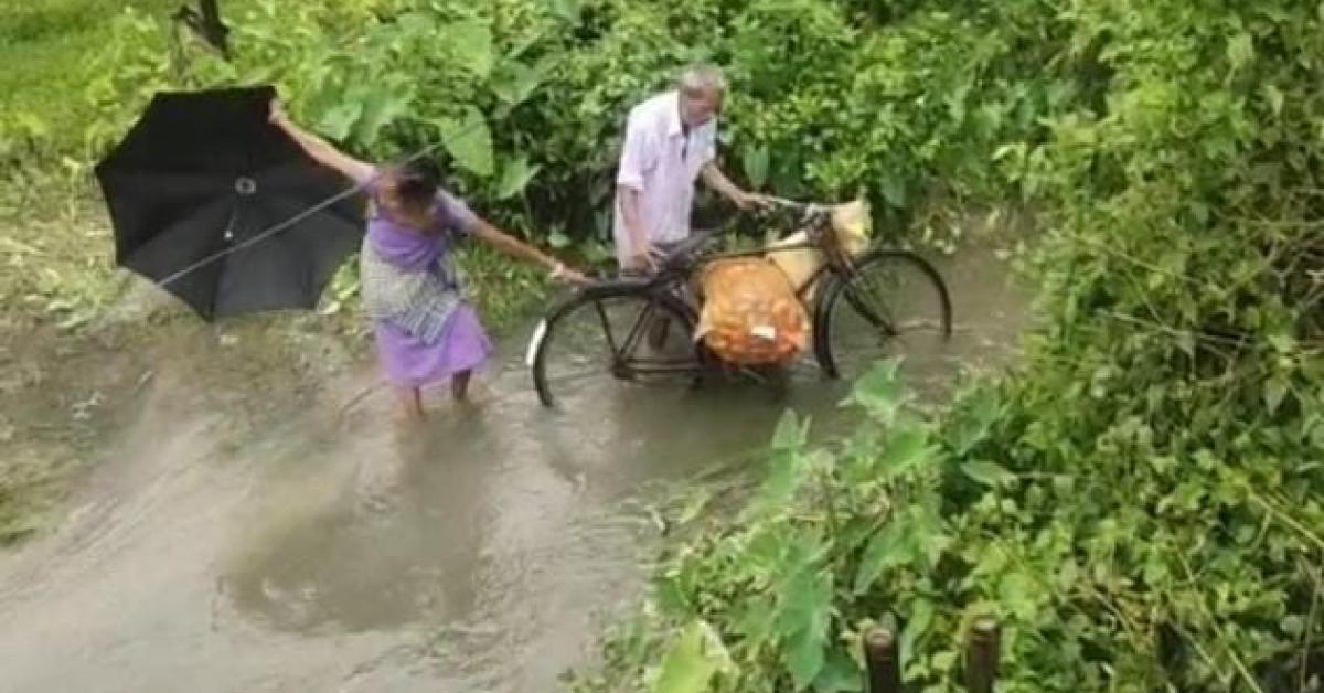 বাৰিষাৰ পহিলা বৰষুণে বিপদৰ মুখলৈ ঠেলি দিলে এক বৃহৎ অঞ্চলৰ কৃষকক