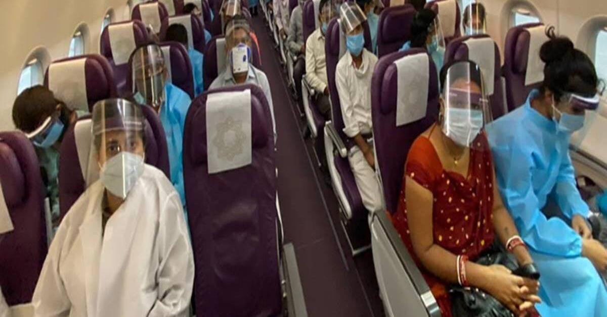 ঘৰুৱা বিমানত ৫০ শতাংশৰ পৰিৱৰ্তে ৬৫ শতাংশ যাত্ৰী কঢ়িওৱাৰ অনুমতি কেন্দ্ৰীয় চৰকাৰৰ