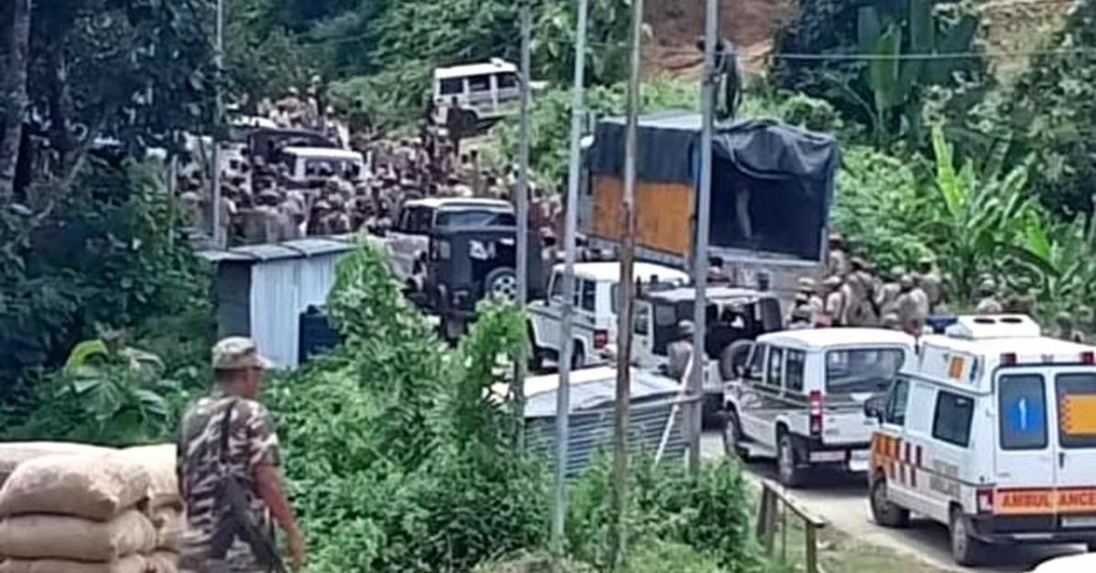 Assam-Mizoram border tension in Cachar district
