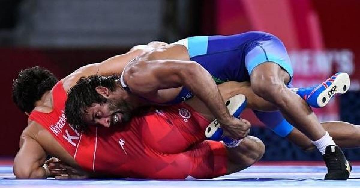 Bajrang Punia vs Daulet Niyazbekov Men's 65kg Wrestling Bronze Medal Match HIGHLIGHTS: Bajrang Punia Wins Bronze