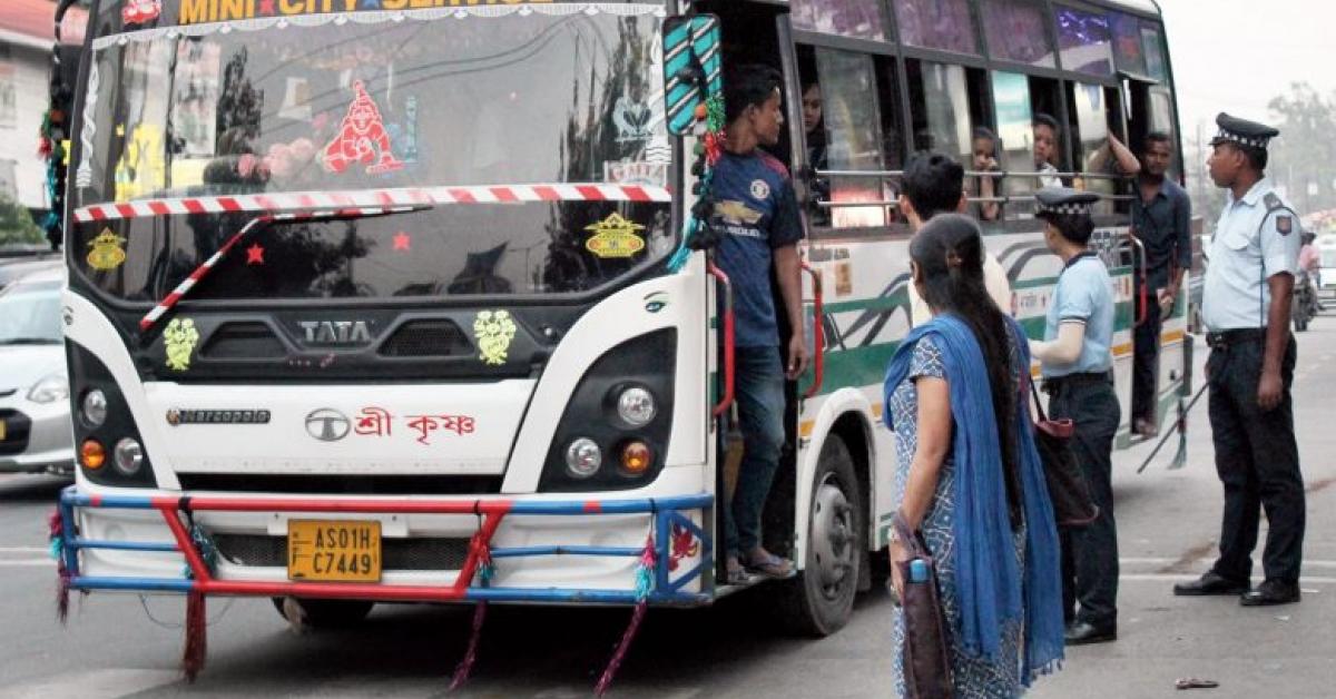 Bus fare hike in Assam