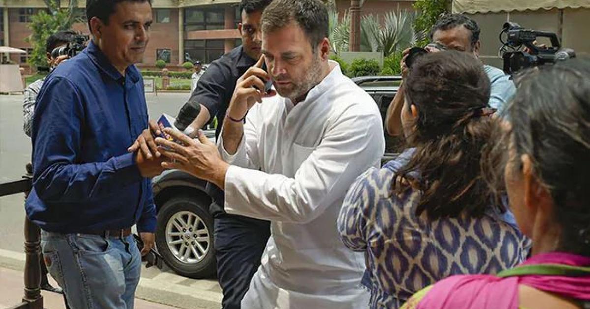 Rahul Gandhi's Twitter account is "temporarily locked", see why?