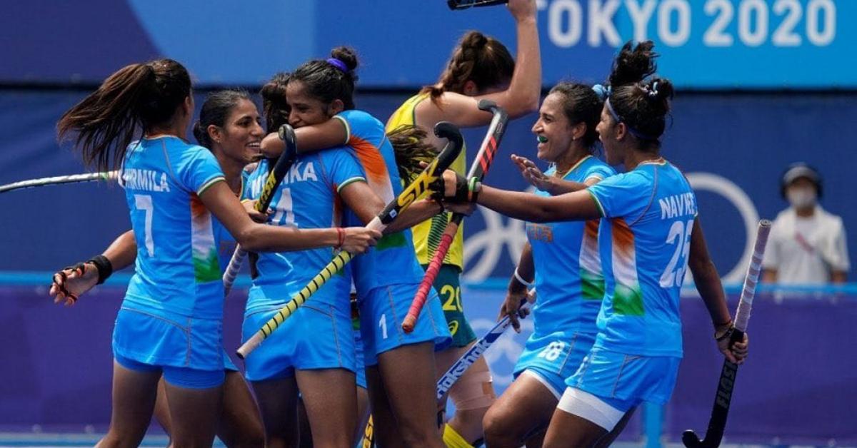 India Creat History, For The First Time Indian women’s hockey Team into the Olympics semifinal.