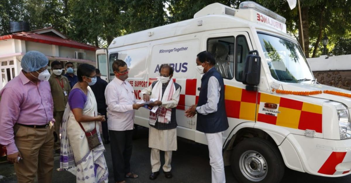 ALS Ambulance handed over to Red Cross Society Governor of Assam