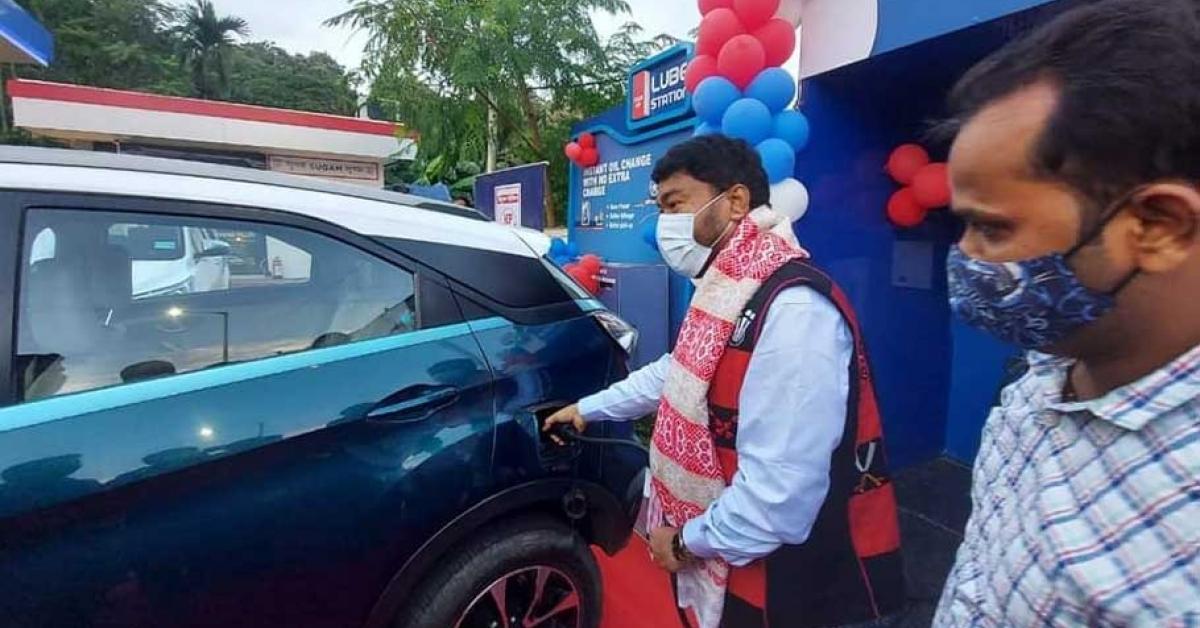 Northeast receives its first electronic car charging station in Guwahati