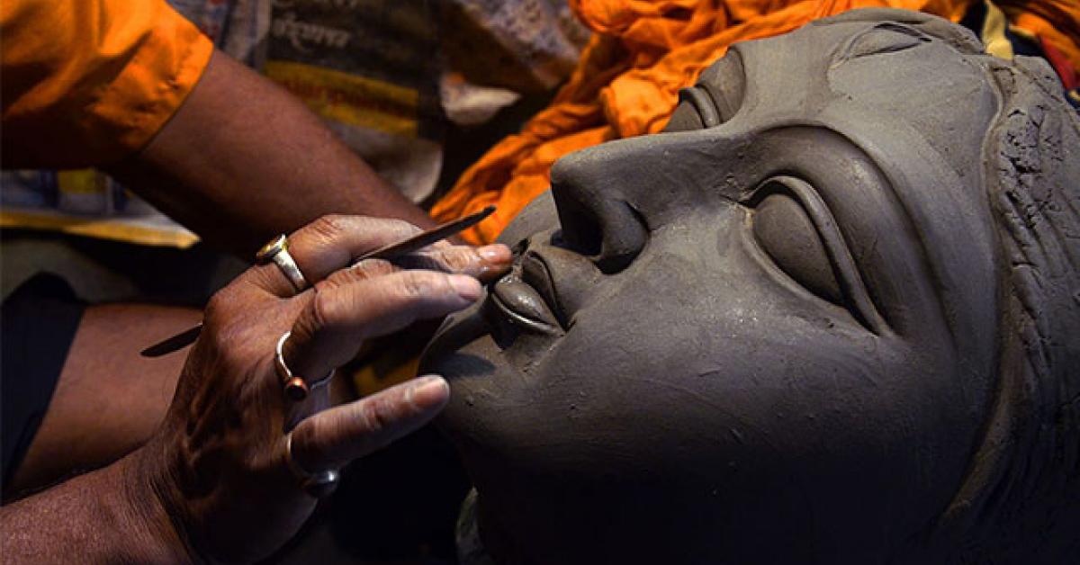 Soil for making Durga idol is taken from brothel