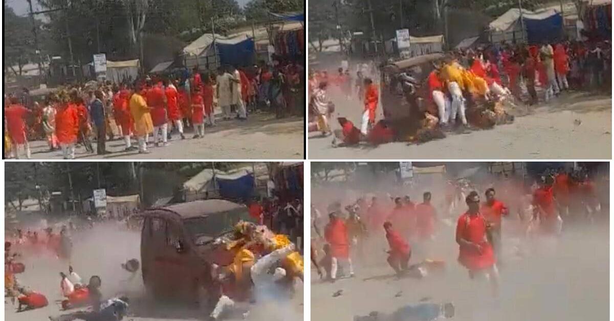 One killed, 16 injured as speeding car mows down devotees in Chhattisgarh