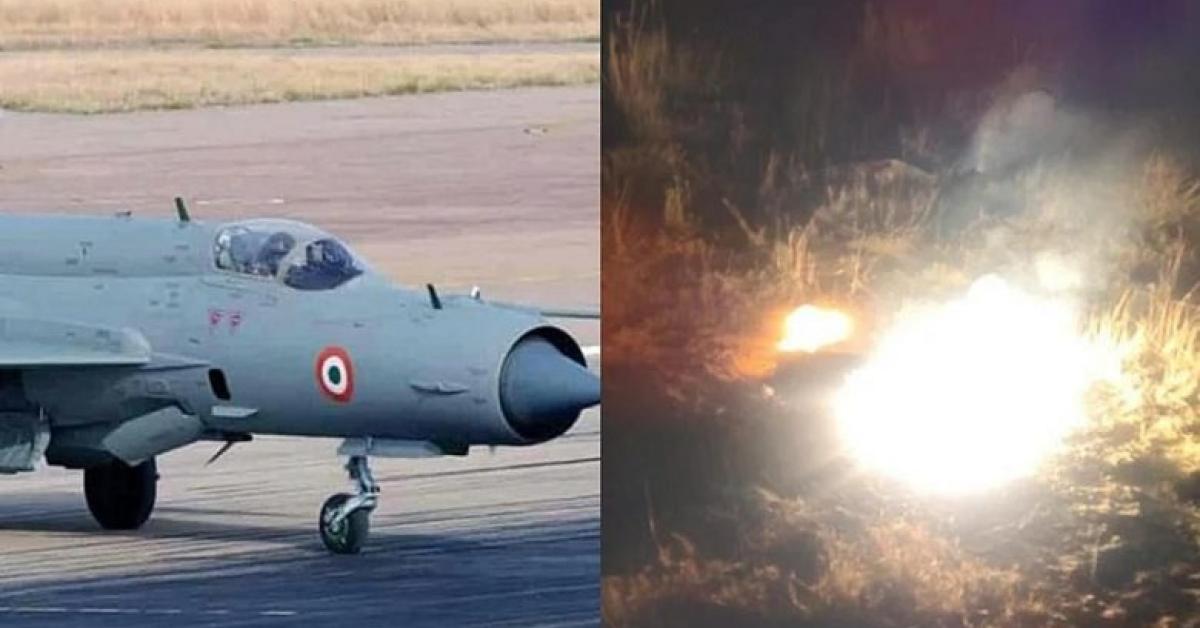 Mig12 crash in Rajasthan