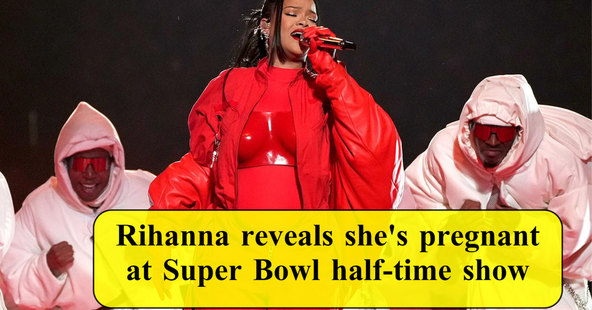 Rihanna was seen hitting the 2023 Super Bowl stage