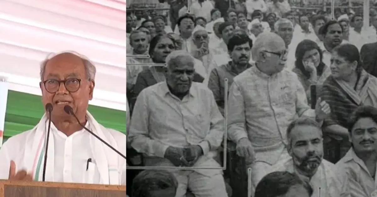 दिग्विजय सिंह ने शेयर की PM मोदी की तस्वीर, RSS-BJP की तारीफ, कांग्रेस में मची हलचल