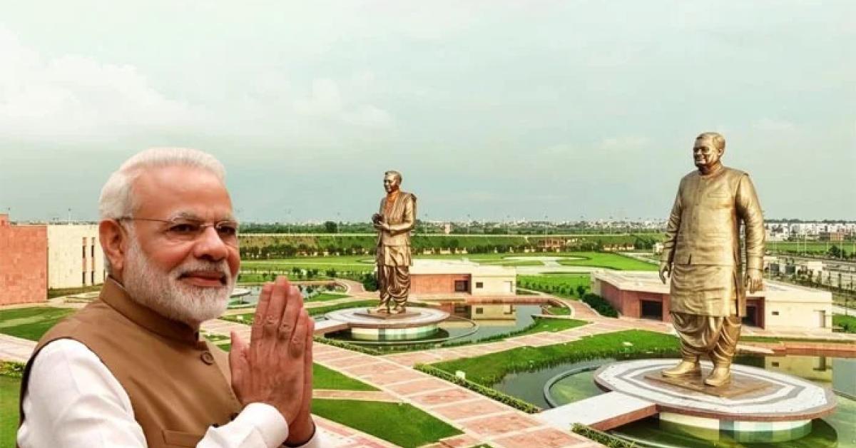PM मोदी ने किया ‘राष्ट्र प्रेरणा स्थल’ का उद्घाटन, वाजपेयी के राष्ट्र निर्माण योगदान को किया याद
