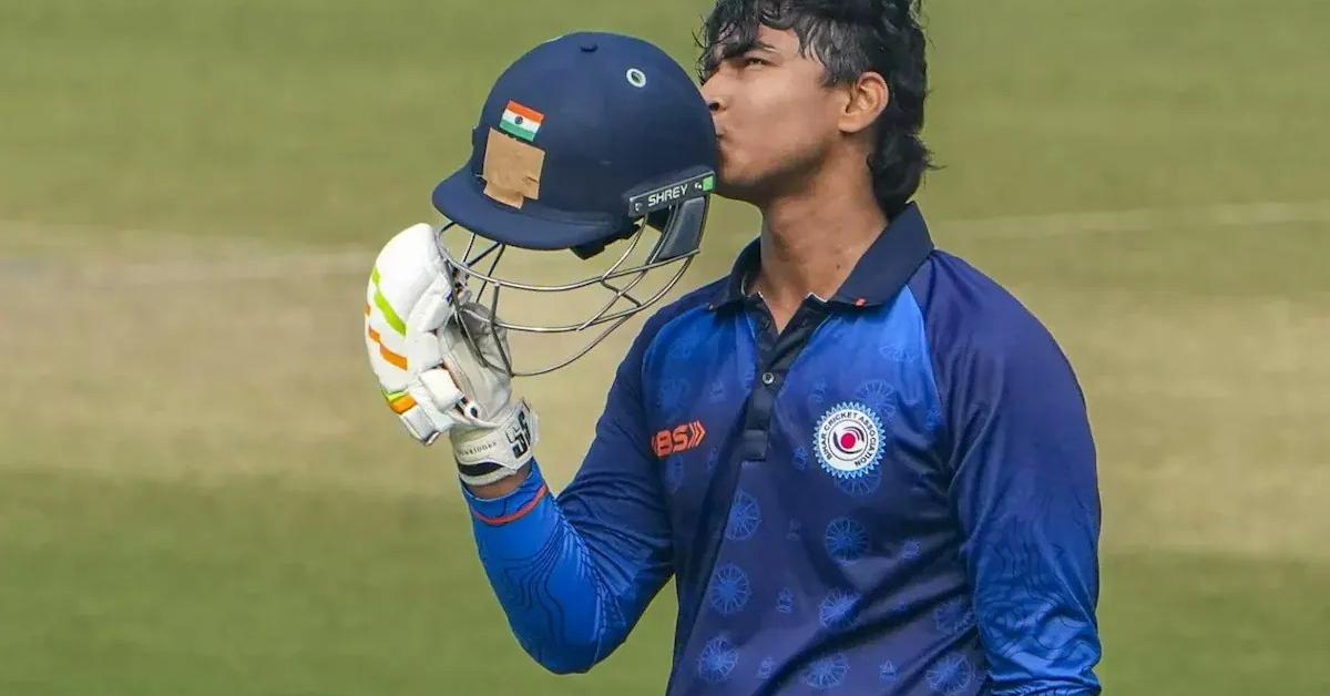 Vaibhav Suryavanshi Scripts History as 14-Year-Old Becomes Youngest to Score List A Century