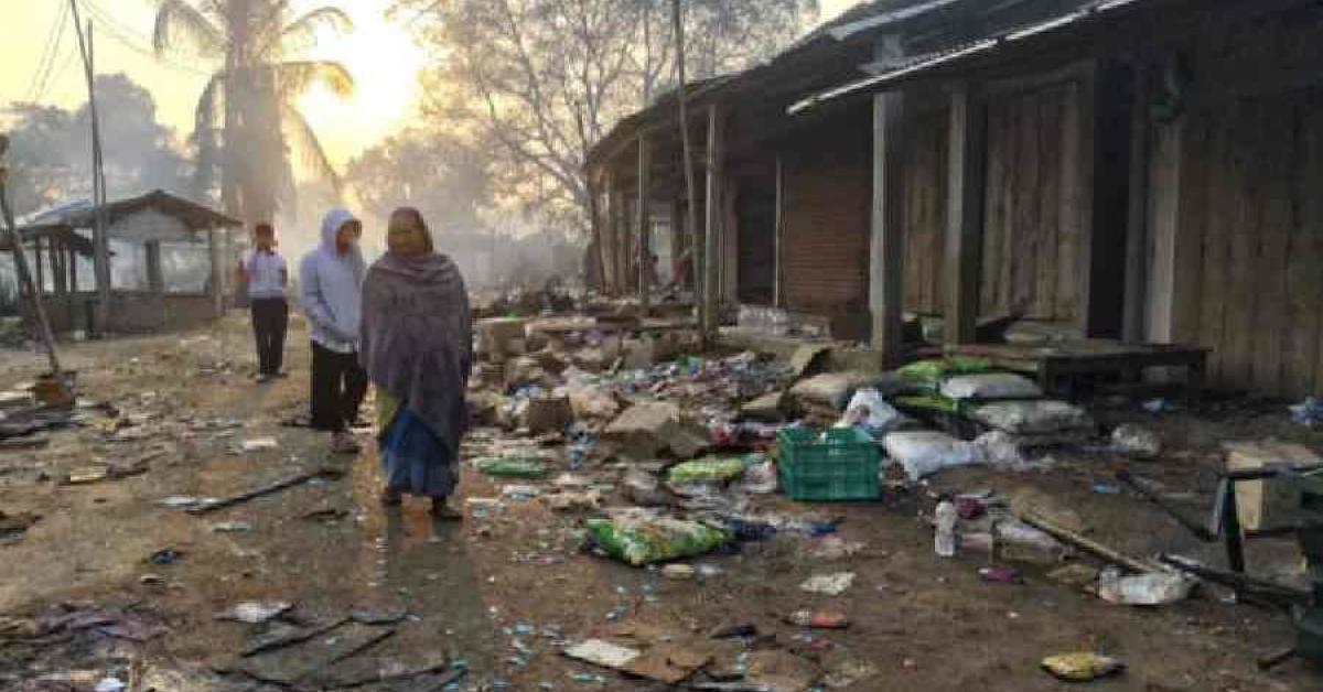 Kheroni Violence in Assam Eases as Security Forces Flood Area After Arson and Deaths