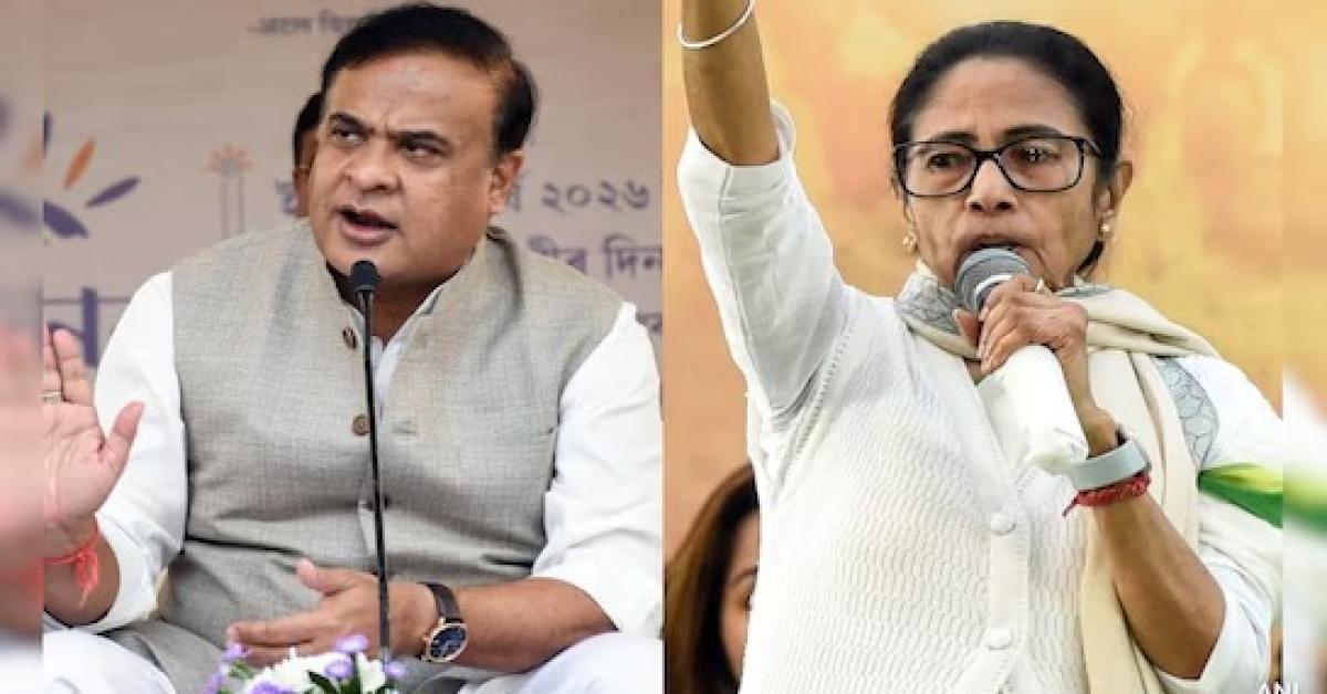 Assam CM Criticises Mamata Banerjee’s Conduct During ED Raids