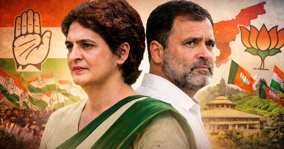BJP Targets Rahul Gandhi After Priyanka Gandhi Gets Key Role in Assam Polls, Sparks Political Debate