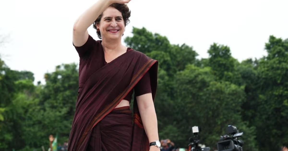 प्रियंका गांधी दो दिवसीय दौरे पर गुवाहाटी पहुंचीं, कामाख्या दर्शन से असम चुनाव अभियान की शुरुआत