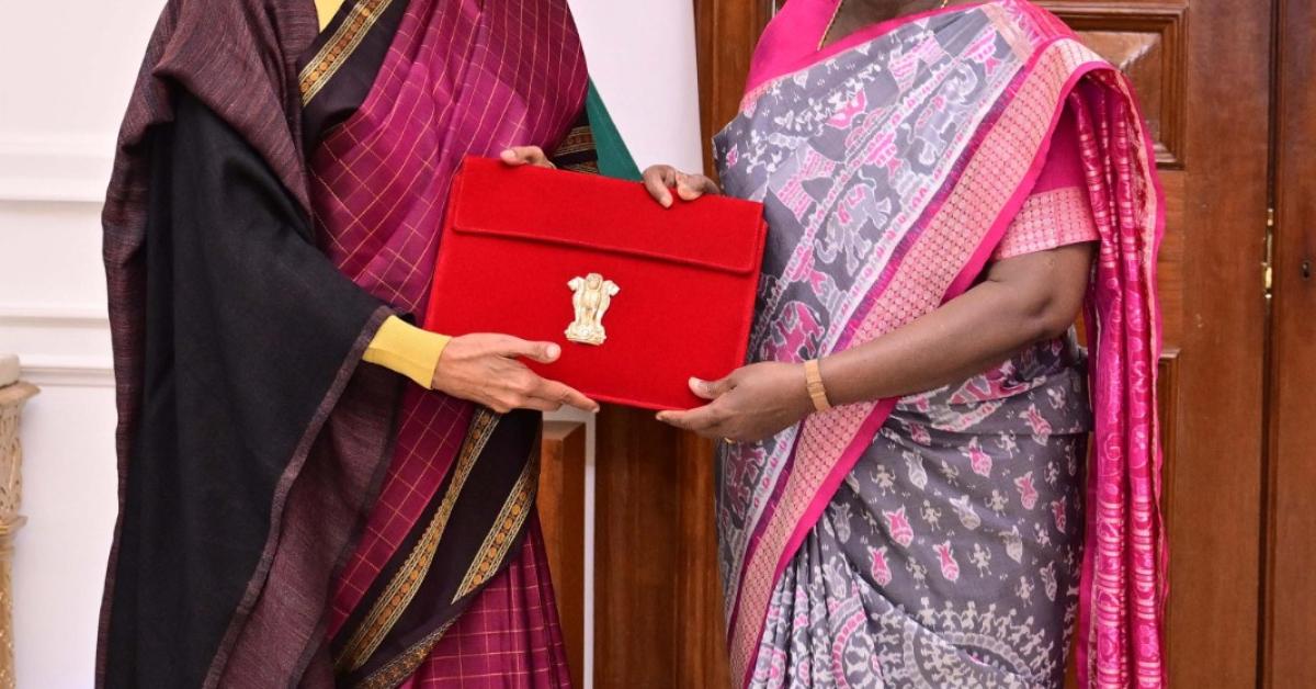  निर्मला सीतारमण, राष्ट्रपति द्रौपदी मुर्मू