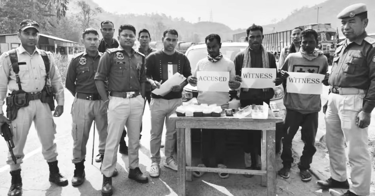 डिमा हसाओ में बड़ी कार्रवाई, 176.55 ग्राम संदिग्ध हे/रोइन बरामद, दो तस्कर गिरफ्तार