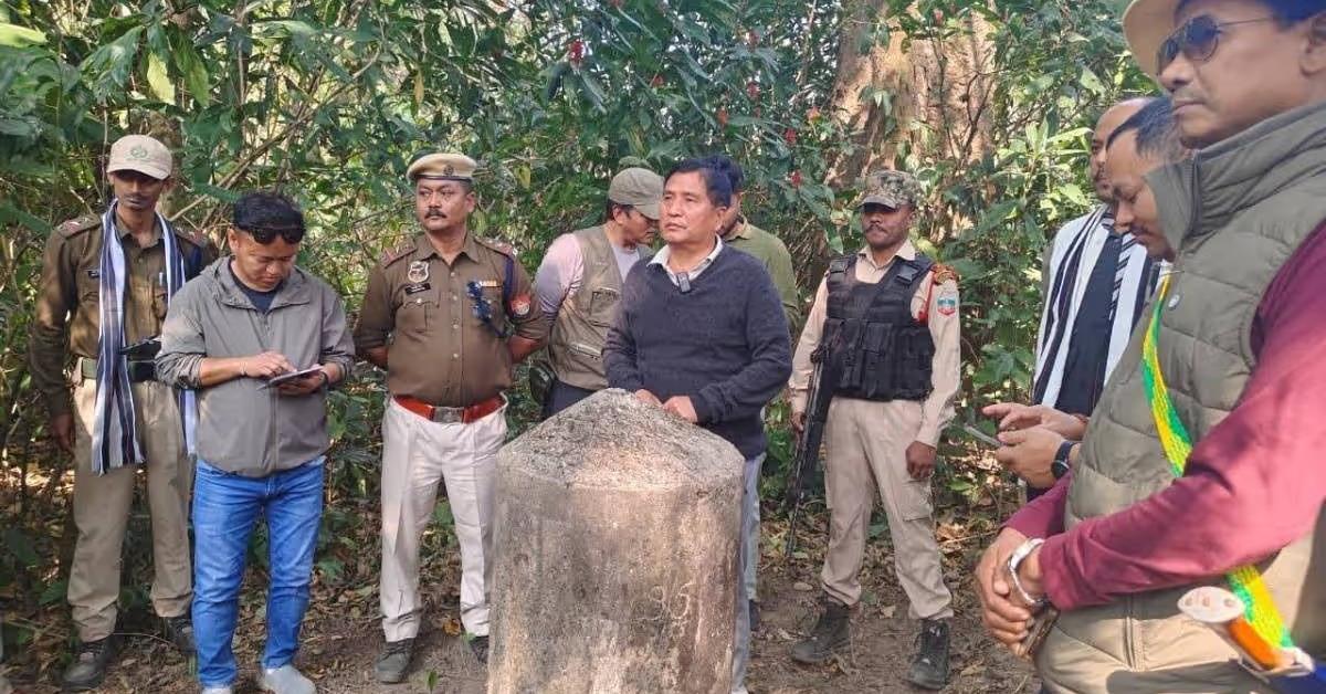 Boundary Pillar Erection Begins in Pakke Kessang–Biswanath Sector, Marking Major Step in Arunachal–Assam Accord