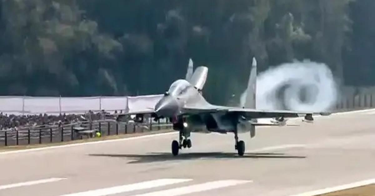 PM Modi Lands on North-East’s First Highway Airstrip in Assam