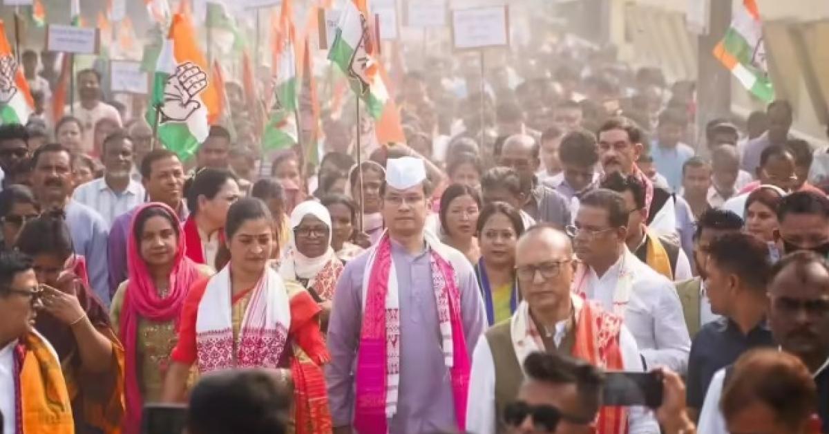 Heated Exchange Marks Congress Yatra Stop at Assam Medical College